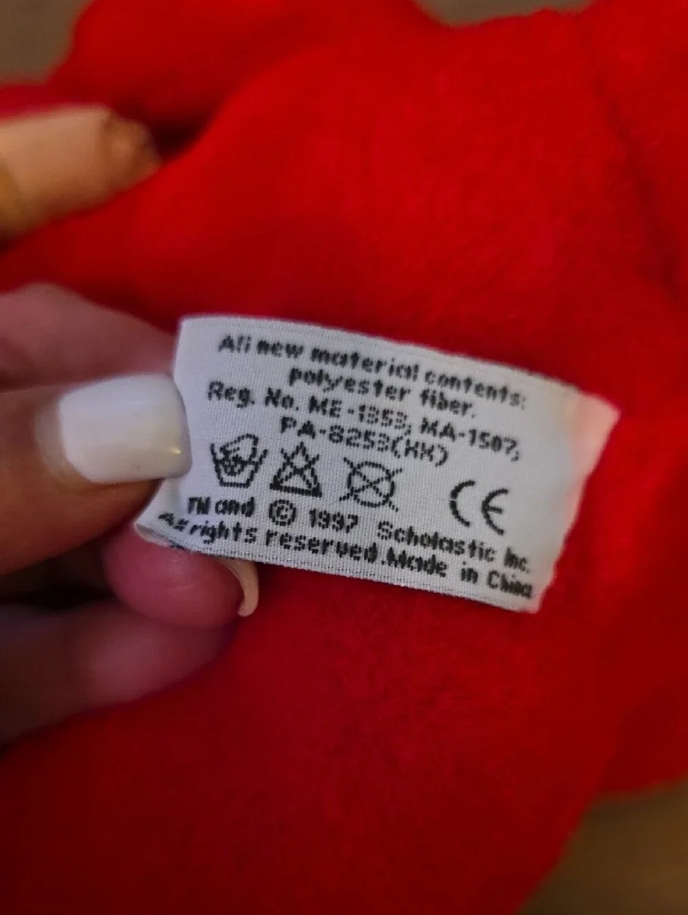 Scholastic soft plush